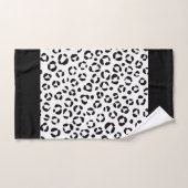 Impression d'animaux noir & blanc (Serviette à main)