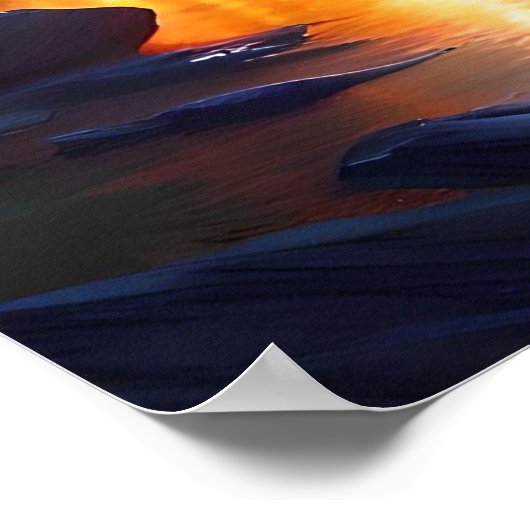 Impression d'aquarelle numérique personnalisée (Coin)