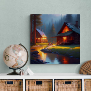 Impression d'aquarelle numérique personnalisée