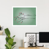 Impression d'arbre de cerisier (Bureau à domicile)