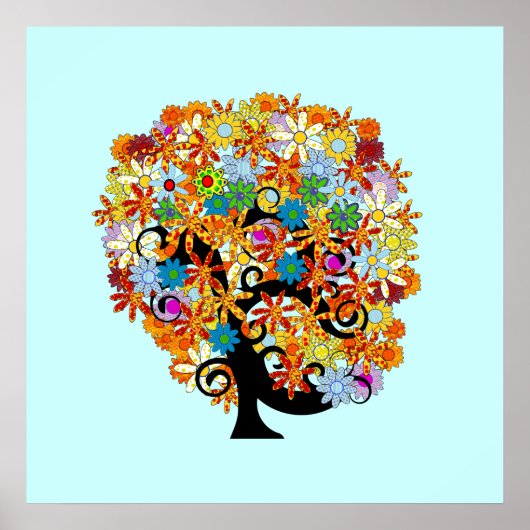 Impression d'arbre fleuri (Devant)