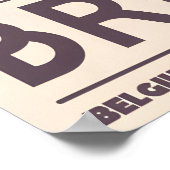 Impression d'architecture de Bruxelles Halles Sain (Coin)