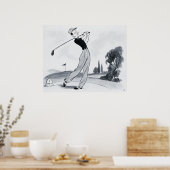 Impression d'archive de golfeur (Cuisine)
