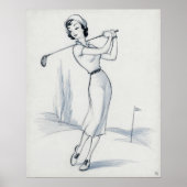 Impression d'archive de golfeuse (Devant)