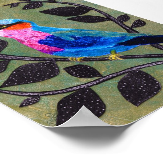 Impression d'archives 'Jolie Birdie' 5x7 (Matte) (Coin)