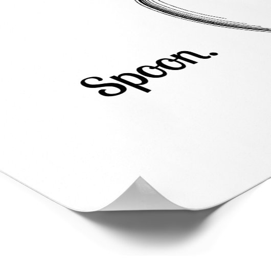 Impression d'art à cuillères vintages (Coin)