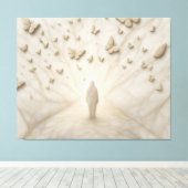 Impression d'art à effet 3D fantaisie papillon de  (Insitu (Plancher de Bois))