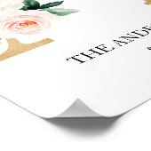 Impression d'art à monogramme, lettre A, mariage,  (Coin)