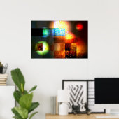 Impression d'art Abstrait (Bureau à domicile)