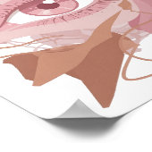 Impression d'art abstrait argenté CRISP (Coin)