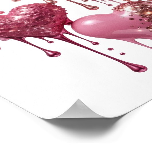 Impression d'art abstrait argentée Snappy (Coin)