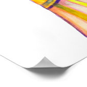 Impression d'art abstrait de dame de poisson d'ois (Coin)