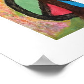Impression d'art abstrait de l'Arbre de la Paix (Coin)