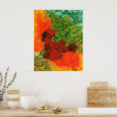 Impression d'art abstrait grande de l'équinoxe d'a (Cuisine)