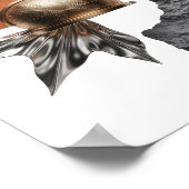 Impression d'art abstrait Or Sharp (Coin)