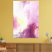 Impression d'art Abstrait peinture d'origine viole (Insitu(Salon))