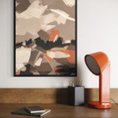 Impression d'art abstrait Tons de Terre
