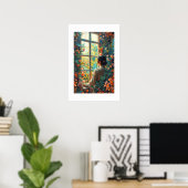 Impression d'art africain (Bureau à domicile)