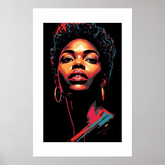 Impression d'art africain (Devant)