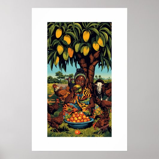 Impression d'art africain (Devant)