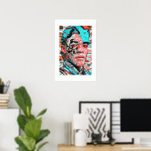 Impression d'art africain (Bureau à domicile)