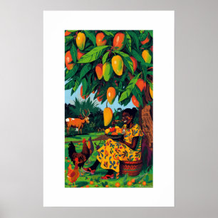 Impression d'art africain