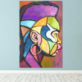 Impression d'art africain sur toile (Insitu (Plancher de Bois))