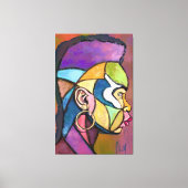 Impression d'art africain sur toile (Recto)
