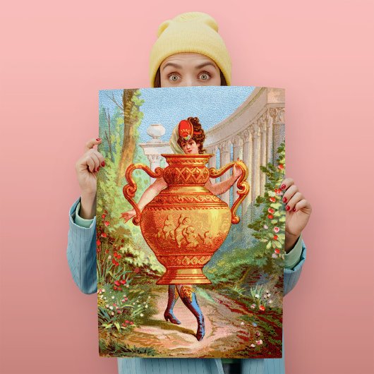 Impression d'art Amphore Dorée Dish Darlings
