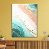 Impression d'art aquarelle abstrait moderne (Insitu(Salon))