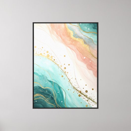 Impression d'art aquarelle abstrait moderne (Recto)