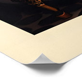 Impression d'art aquarelle Léopard fantaisiste dan (Coin)