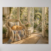 Impression d'art aquarelle Sunlit Slumber (Devant)