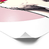 Impression d'art au crayon de chiot Beagle | Décor (Coin)