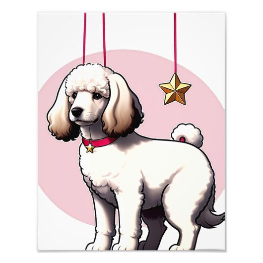 Impression d'art au crayon de chiot Beagle | Décor (Devant)