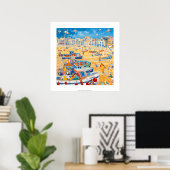 Impression d'art : Bateaux et cordes, St Ives, Cor (Bureau à domicile)