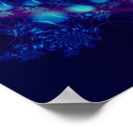Impression d'art bleu Acara (Coin)