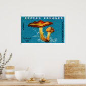 Impression d'art boîte d'allumettes champignon, fo (Cuisine)