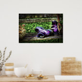Impression d'art Boots violets (Cuisine)