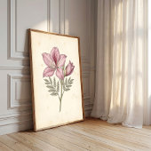 Impression d'art botanique de Bauhinia