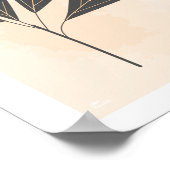 Impression d'art botanique minimaliste (Coin)