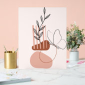 Impression d'art botanique moderne, (Mariage)