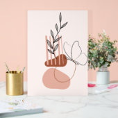 Impression d'art botanique moderne, (Mariage)
