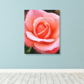 Impression d'art botanique Rose romantique (Insitu (Plancher de Bois))