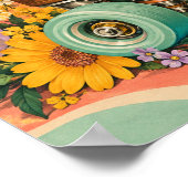 Impression d'art Bouquet Roller Disco (Coin)