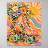 Impression d'art Bouquet Roller Disco (Devant)