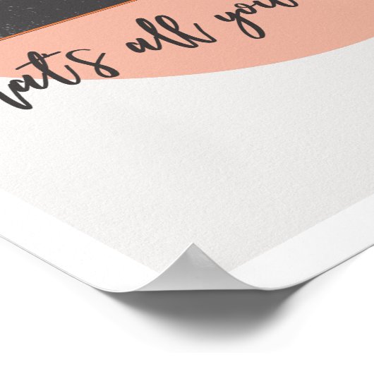 Impression d'art Brave & Kind 11 pouces x 14 pouce (Coin)