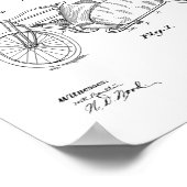 Impression d'art breveté de moto Vintage 1916 (Coin)