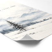 Impression d'art Chanson d'hiver silencieuse (Coin)