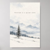 Impression d'art Chanson d'hiver silencieuse (Devant)